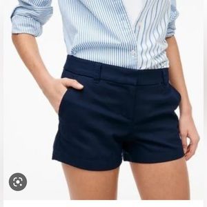 J Crew navy classic shorts 100% cotton Size 4